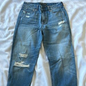 Abercrombie & Fitch blue mom jeans